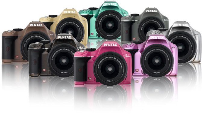 Pentax K-x Farbvarianten [Foto: Pentax]