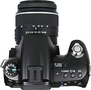 Sony Alpha 450 mit DT 3.5-5.6 18-55 mm SAM [Foto: MediaNord]