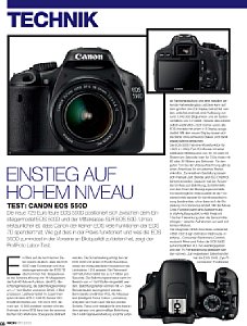 ProfiFoto&nbsp;Kamera-Einzeltest&nbsp;Canon EOS 550D Test