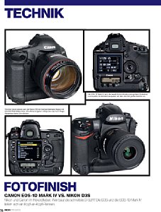 ProfiFoto&nbsp;Kamera-Vergleichstest&nbsp;Canon EOS-1D Mark IV gegen Nikon D3S