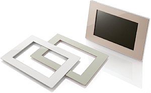 Sony S-Frame DPF-E75 Wechselrahmen Weiß, Moss und Beige [Foto: Sony]