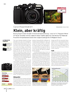 DigitalPhoto&nbsp;Kamera-Einzeltest&nbsp;Canon PowerShot G11
