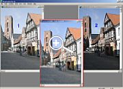 Bild 3: Bild mit hohem Kontrast, mit Tone Mapping ausgeglichen, Resultat rot umrandet [Screenshot: MediaNord]