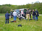 2. Fotokolleg Gut Grambow: Lagebesprechung  [Foto: Jan-Markus Rupprecht]