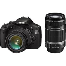 Canon EOS 550D mit EF-S 18-55 IS + 55-250 IS