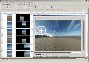Bild 1: Anordnung und Justierung im Panorama Editor [Screenshot: MediaNord]