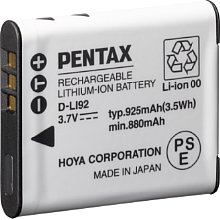 Pentax D-Li92 Li-Ion Akku