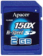 Apacer 2GB Hi-Speed SD-Karte [Foto: MediaNord]