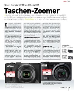 DigitalPhoto&nbsp;Kamera-Vergleichstest&nbsp;Nikon Coolpix S8100 und Ricoh CX5