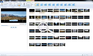 Windows Movie Maker 11 – Arbeitsfläche [Foto: MediaNord]