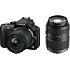 Panasonic Lumix DMC-G3 mit 14-42 mm und 45-200 mm schwarz/schwarz/schwarz