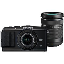 Olympus Pen E-P3 mit 14-42 mm II R und 40-150 mm R