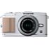 Olympus Pen E-P3 mit 14-42 mm II R weiß/silber Vorführgerät