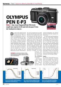 Fototest&nbsp;Kamera-Vergleichstest&nbsp;Olympus Pen E-P3 und E-PL3 im Vergleich