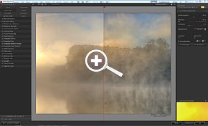 Nik Software Color Efex Pro 4 - Arbeitsfläche mit Vorschautrennung [Foto: MediaNord]