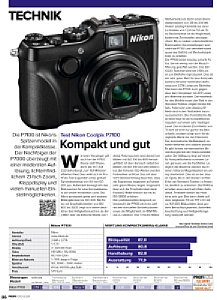 ProfiFoto&nbsp;Kamera-Einzeltest&nbsp;Test Nikon Coolpix P7100