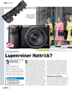 DigitalPhoto&nbsp;Kamera-Einzeltest&nbsp;Sony NEX-7 im Test