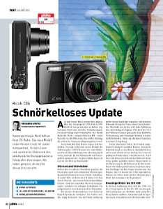 DigitalPhoto&nbsp;Kamera-Einzeltest&nbsp;Ricoh CX6 im Test