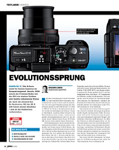 DigitalPhoto&nbsp;Kamera-Einzeltest&nbsp;Canon PowerShot G1 X im Test