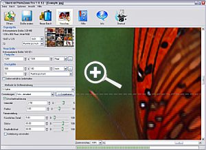 PhotoZoom Professional Arbeitsfläche [Screenshot: MediaNord]]