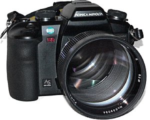 Konica Minolta Dynax 7D mit montiertem M42 Adapter [Foto: MediaNord]