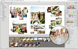 Apple Aperture Arbeitsfläche [Screenshot: Apple]