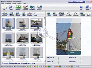 HPH-Software – Fotos optimal präsentieren Arbeitsfläche [Screenshot: MediaNord]