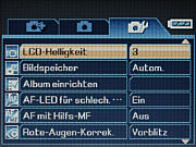Kamera Setup Menü 2   [Foto: MediaNord]
