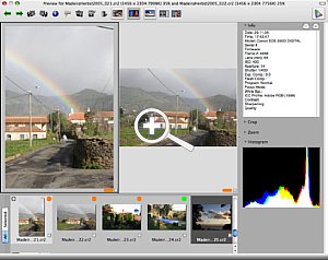Photo Mechanic 4.4 – Doppel Preview  [Foto: Mike Schelhorn]