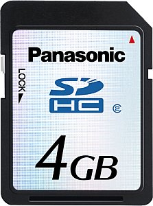 Panasonic 4 GB SDHC Karte [Foto: Panasonic]