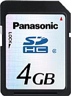 Panasonic SDHC-Karte 4GByte [Foto: Panasonic Deutschland]