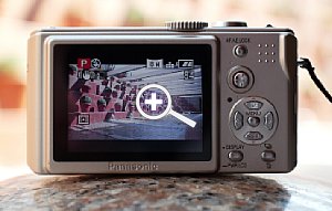 Panasonic Lumix DMC-LX1 Rückansicht