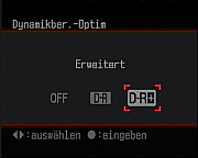 Sony Alpha 100 Dynamik Optimizer [Foto: MediaNord]