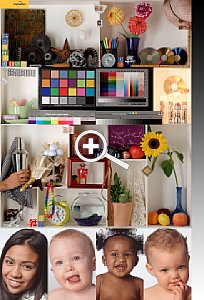 Colorvison Monitortestbild  [Foto: Colorvision]