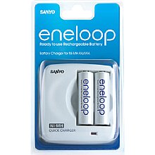 Sanyo eneloop Schnellladegerät + 2x Mignon