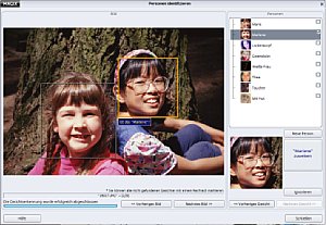 Die Gesichtserkennung gelingt nicht immer auf Anhieb [Foto: Heico Neumeyer]