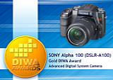 DIWA Gold Award Sony Alpha 100 [Foto: DIWA]