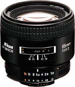 Nikon AF  85/1.8 D (Filter 62mm) Teleobjektiv