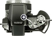 Olympus SP-550 UZ Oberansicht [Foto: MediaNord]