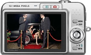 Casio Exilim Zoom EX-Z1050 Rückansicht [Foto: Casio Europe]