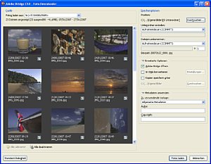 Adobe Photoshop CS3 Photo-Downloader [Foto: Heico Neumeyer]