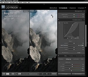 Das Bild wird in Lightroom 1.0 zerstörungsfrei korrigiert, die Änderungswerte sichert das Programm direkt in der Datei [Foto:Heico Neumeyer]