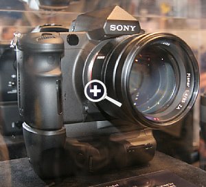 Sony "High End" Alpha Mockup PMA 2007  [Foto: Daniela Schmid]
