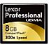 Lexar&nbsp;CF 300x UDMA Professional 8 GByte: klicken Sie f�r weitere Informationen
