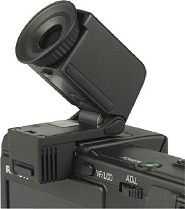 Ricoh Caplio GX100 – elektronischer Sucher [Foto: MediaNord]