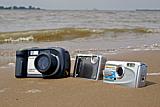 Kameratest Unterwasserkameras am Strand [Foto: Benjamin Kirchheim]