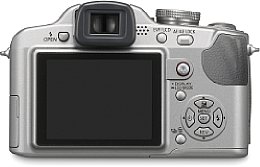 Rückseite der Panasonic Lumix DMC-FZ18 [Foto: Panasonic]