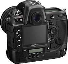 Rückansicht der Nikon D3 [Foto: Nikon]