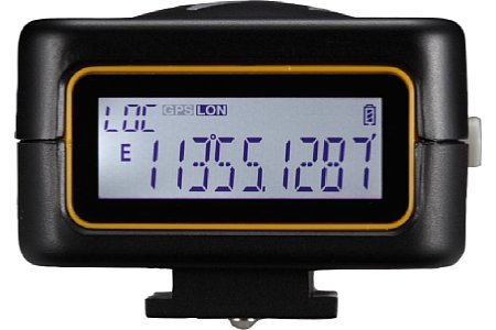 Bild Der Solmeta Geotagger Pro 2 besitzt ein zweifarbiges LED-Display.