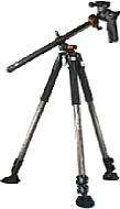 Vanguard Abeo Pro 283 CT mit GH-300T Kugelkopf und als Ausleger montierter Mittelsäule. [Foto: Vanguard]